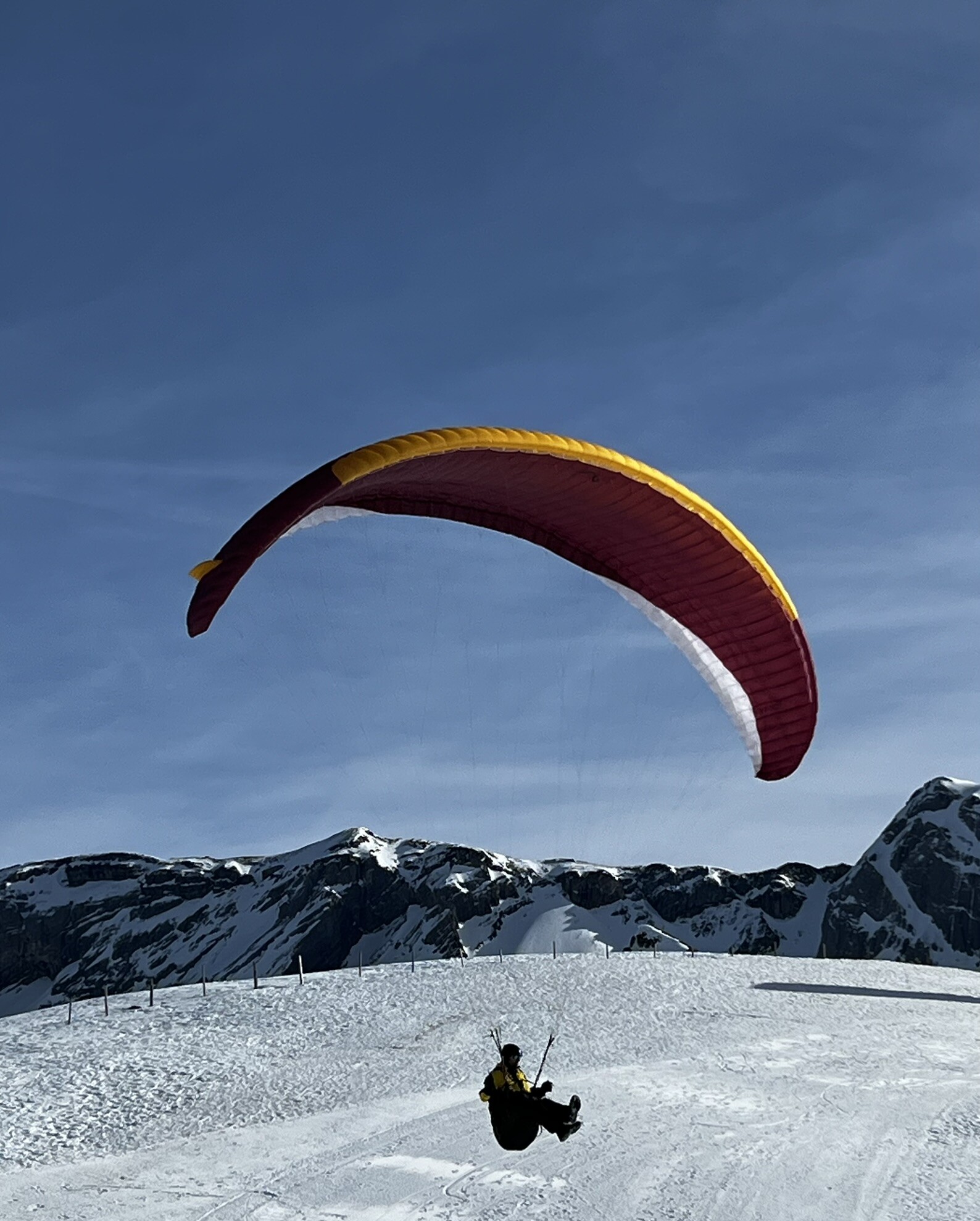 Gleitschirmfliegen Lenk:
